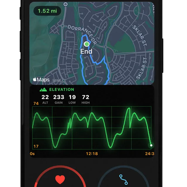 Live map & retrace
